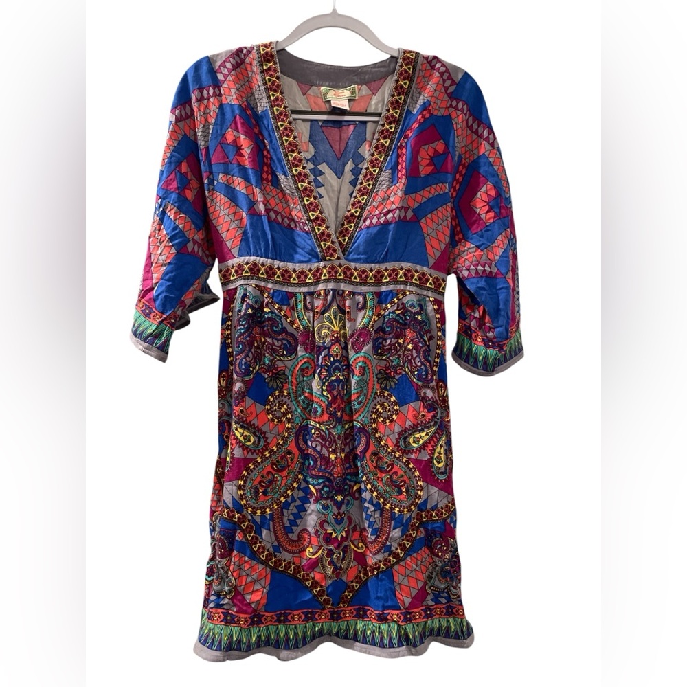 Flying Tomato Mini Dress Size Large Multi Colors